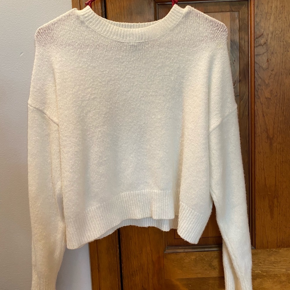 Cream Cozy Forever 21 Sweater